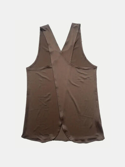 Crisscross Scoop Neck Active Tank - FitFemme.Shop