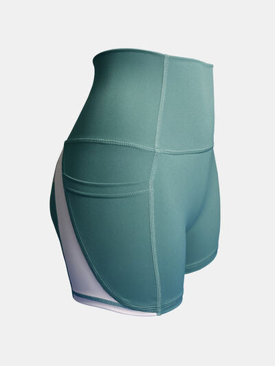 High Waist Active Shorts - FitFemme.Shop