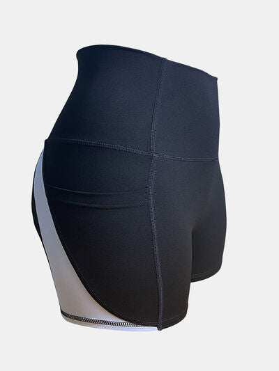 High Waist Active Shorts - FitFemme.Shop