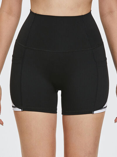 High Waist Active Shorts - FitFemme.Shop