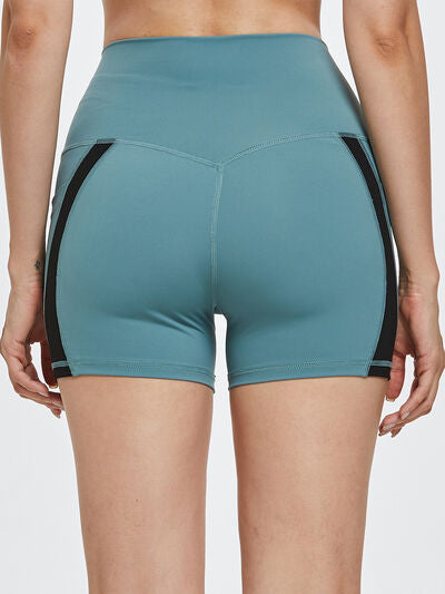 High Waist Active Shorts - FitFemme.Shop