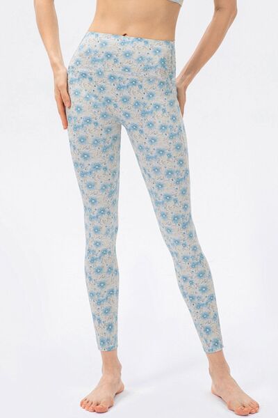 High Waist Skinny Active Pants - FitFemme.Shop