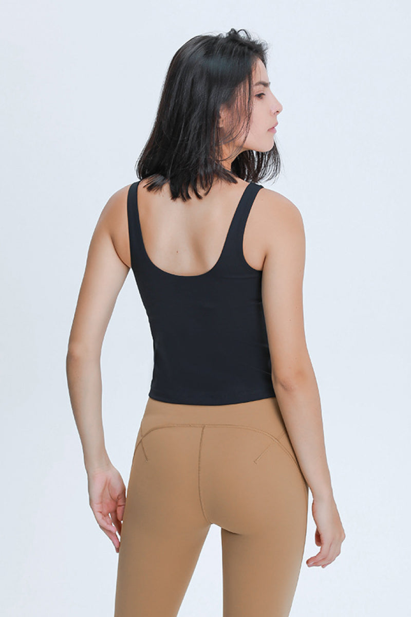 Millennia V Neck Active Tank - FitFemme.Shop