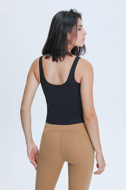 Millennia V Neck Active Tank - FitFemme.Shop