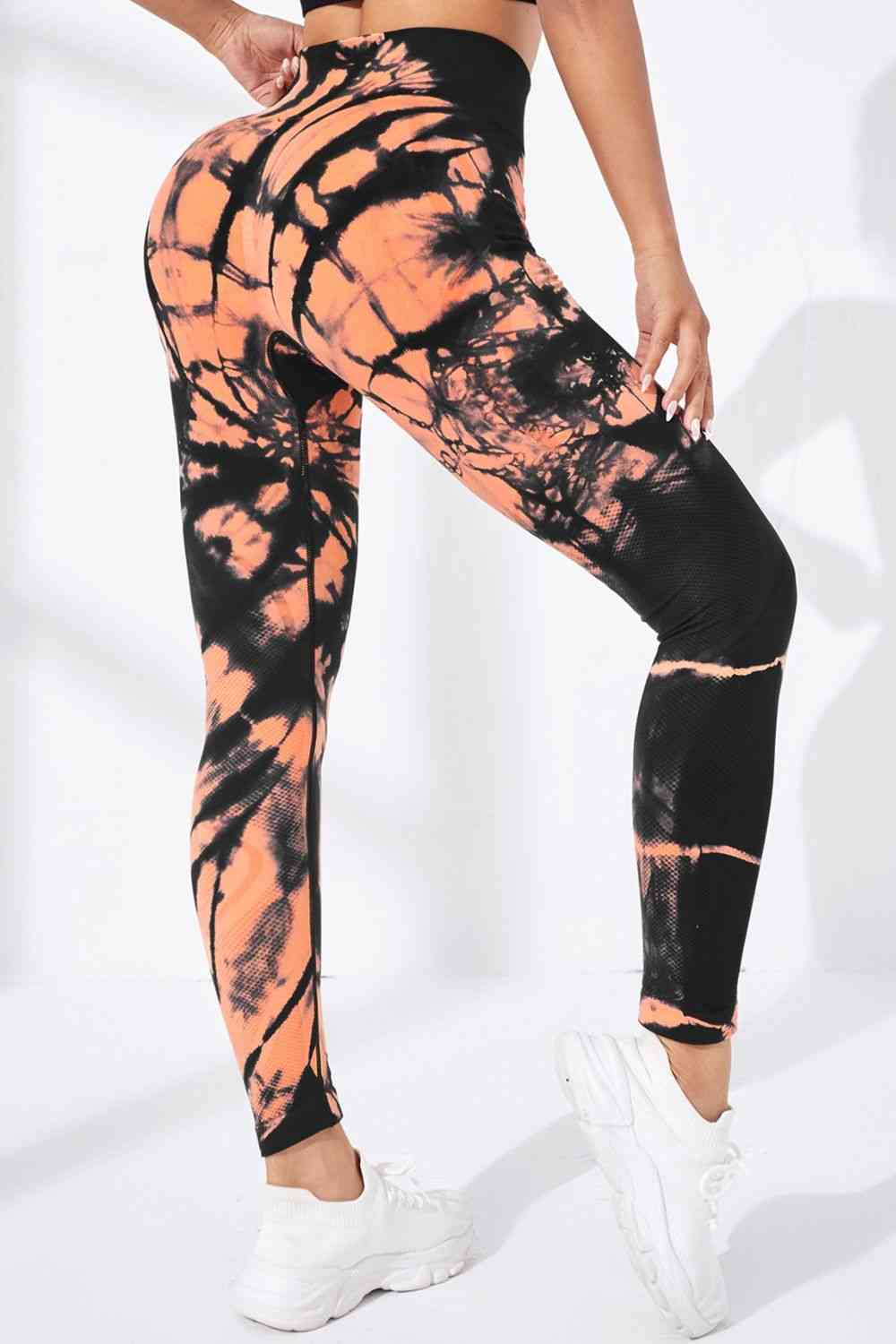Wide Waistband Long Active Pants - FitFemme.Shop