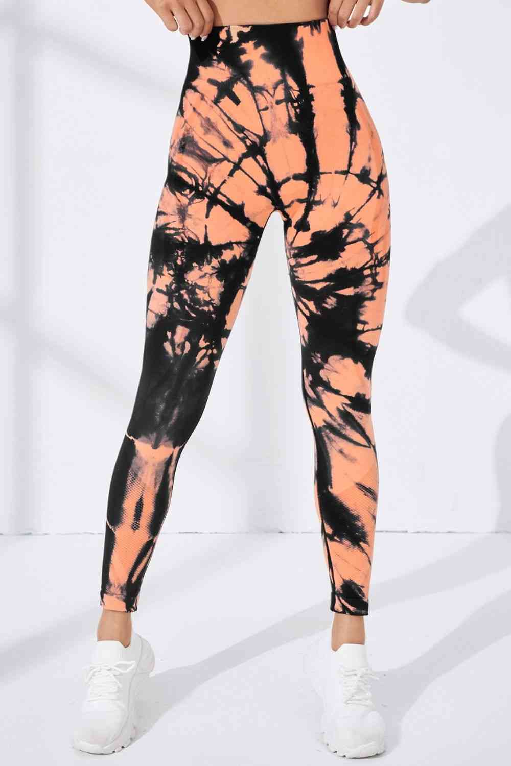 Wide Waistband Long Active Pants - FitFemme.Shop