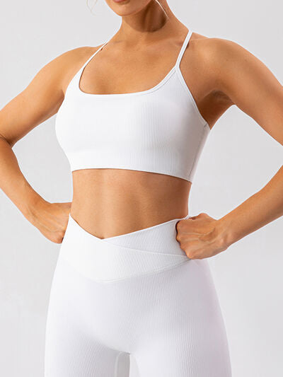 Spaghetti Strap Active Bra - FitFemme.Shop