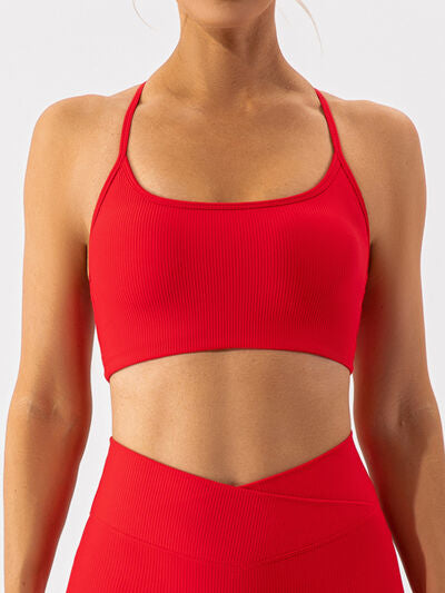 Spaghetti Strap Active Bra - FitFemme.Shop