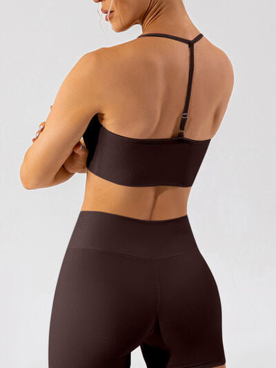 Spaghetti Strap Active Bra - FitFemme.Shop