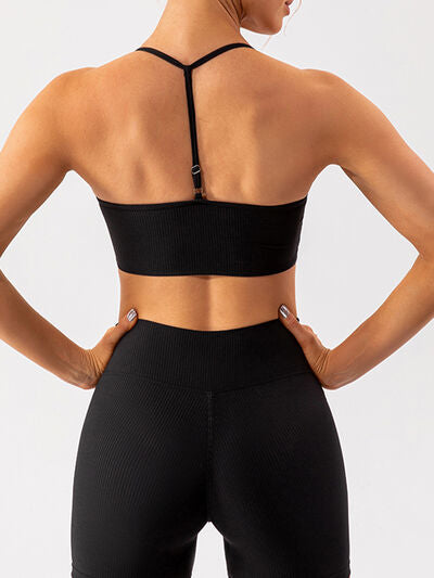 Spaghetti Strap Active Bra - FitFemme.Shop