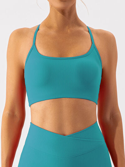 Spaghetti Strap Active Bra - FitFemme.Shop