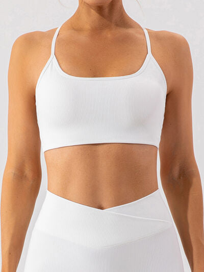 Spaghetti Strap Active Bra - FitFemme.Shop