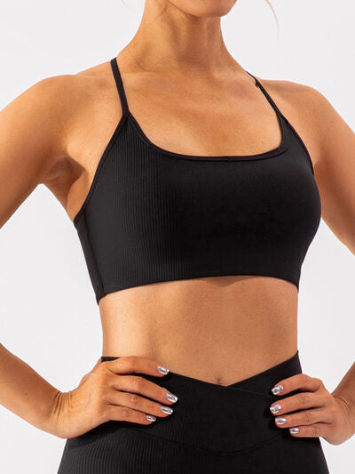 Spaghetti Strap Active Bra - FitFemme.Shop