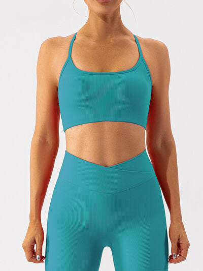 Spaghetti Strap Active Bra - FitFemme.Shop