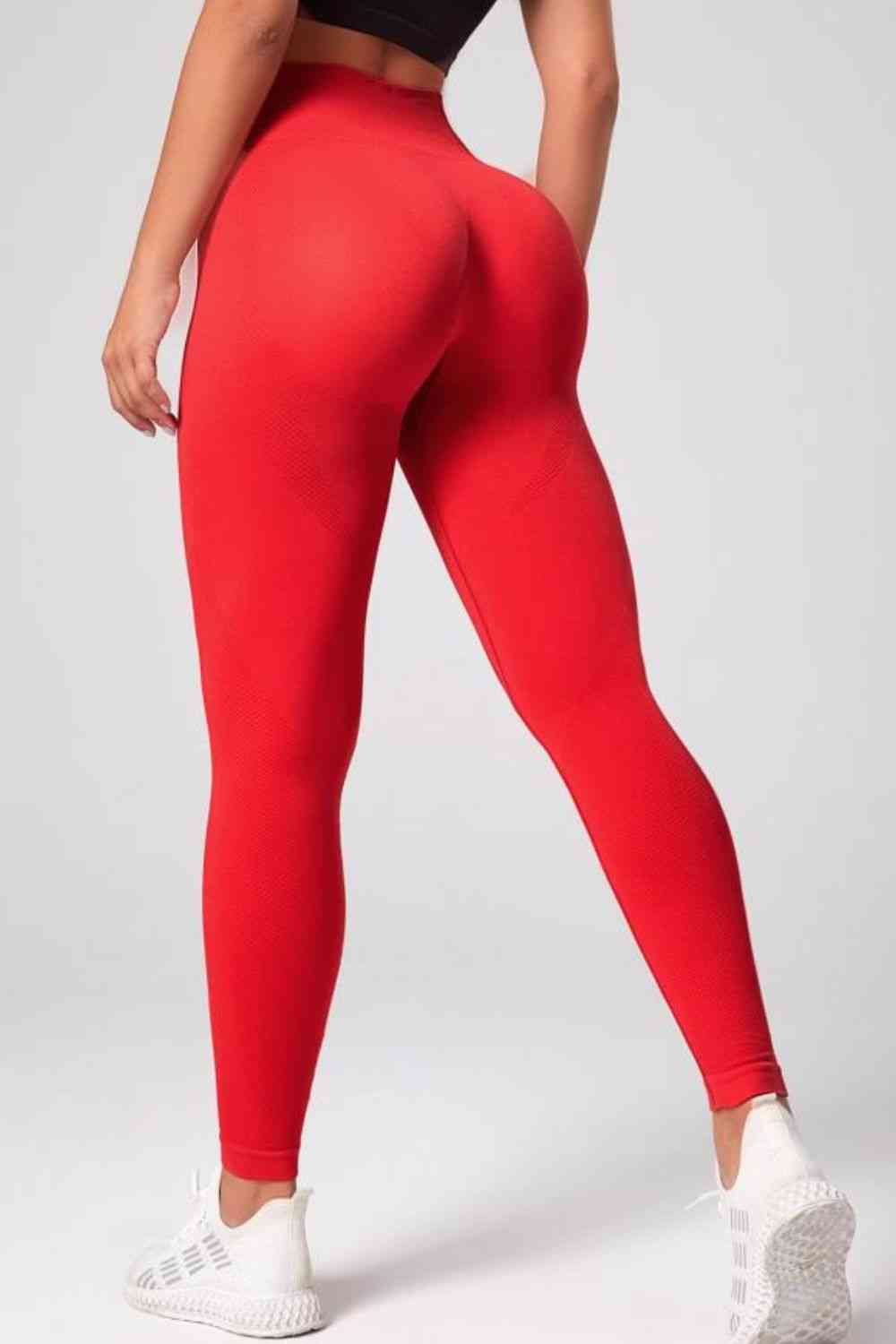 High Waistband Long Active Pants - FitFemme.Shop