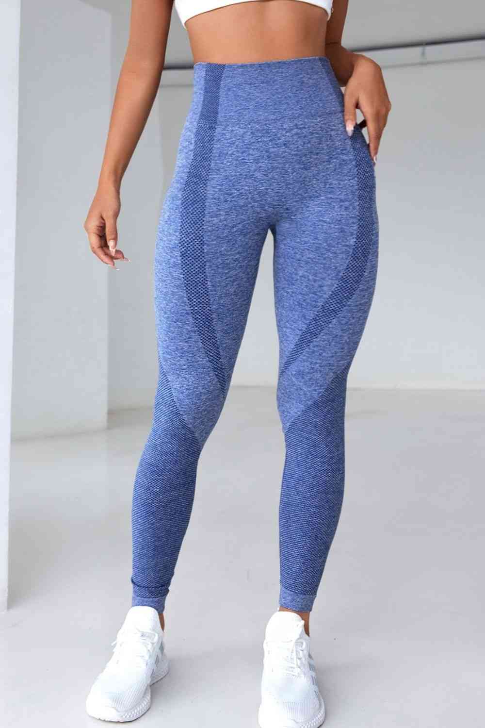 High Waistband Long Active Pants - FitFemme.Shop