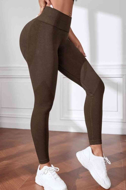High Waistband Long Active Pants - FitFemme.Shop