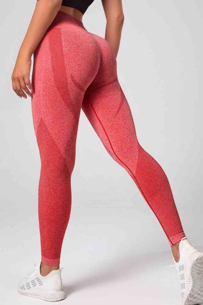 High Waistband Long Active Pants - FitFemme.Shop