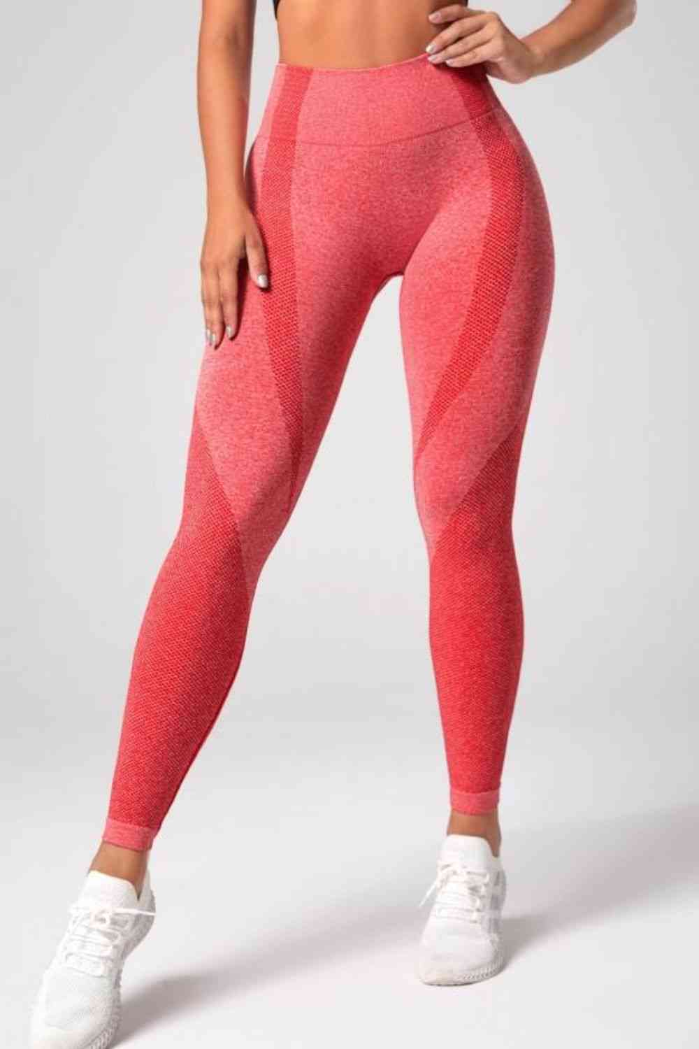 High Waistband Long Active Pants - FitFemme.Shop