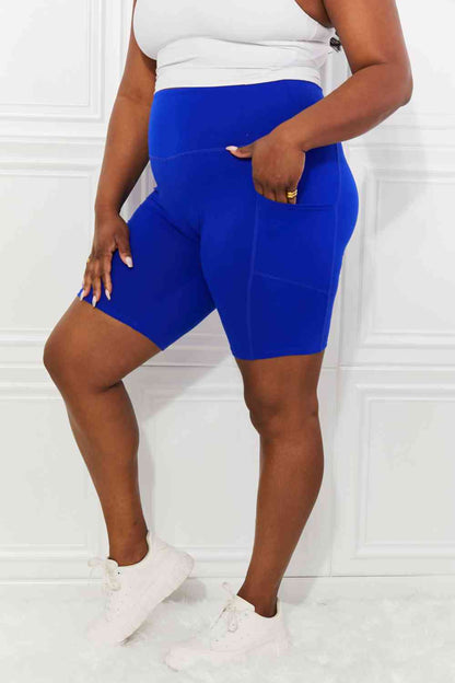 Zenana Full Size Never Let You Go Brushed Biker Shorts - FitFemme.Shop