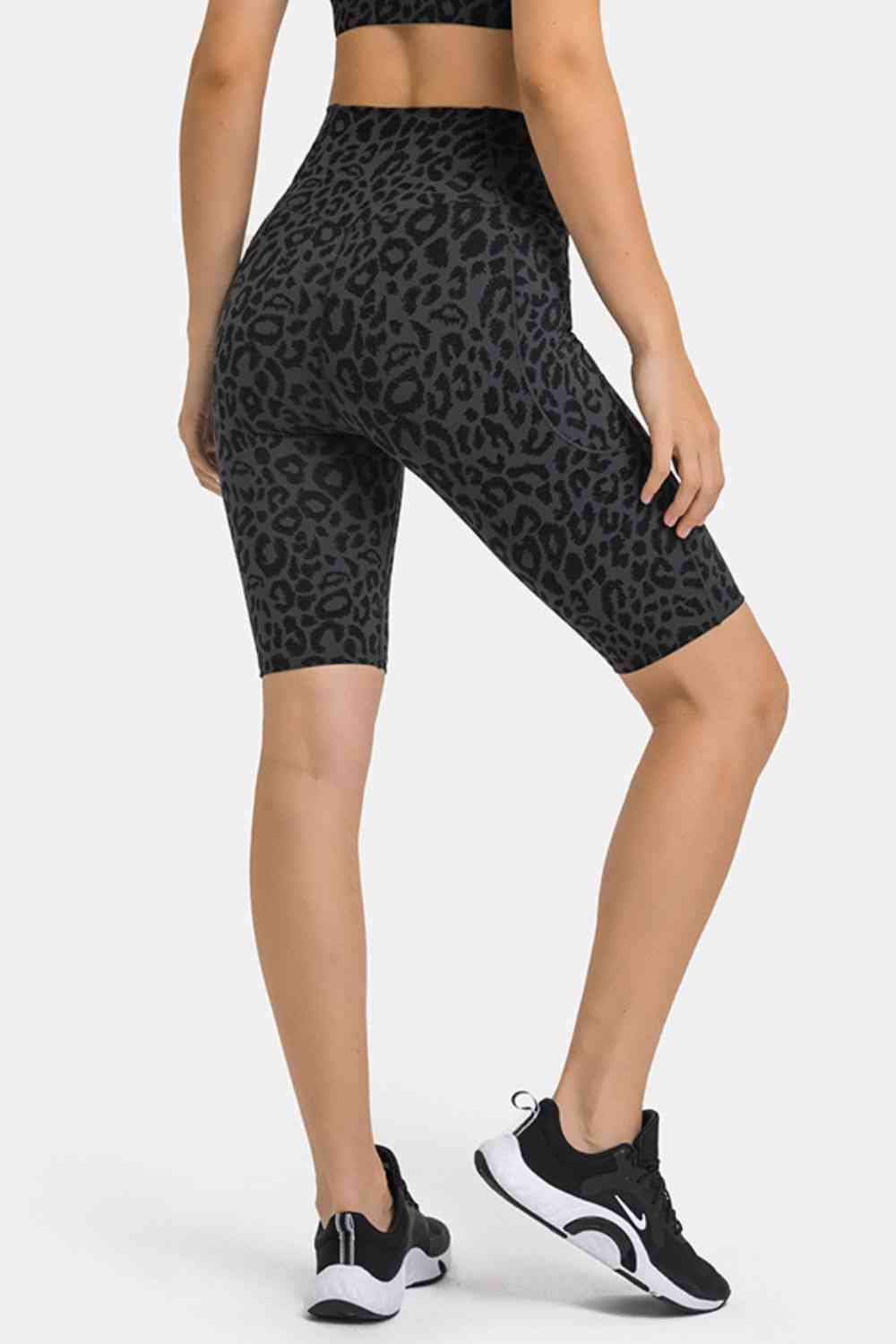 Millennia High Waist Biker Shorts with Pockets - FitFemme.Shop