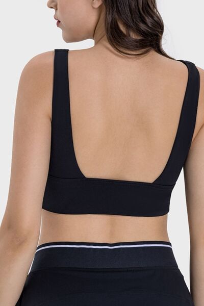 Millennia Backless Wide Strap Active Bra - FitFemme.Shop