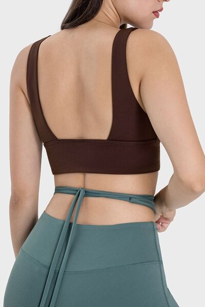 Millennia Backless Wide Strap Active Bra - FitFemme.Shop