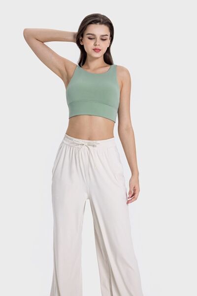 Millennia Backless Wide Strap Active Bra - FitFemme.Shop