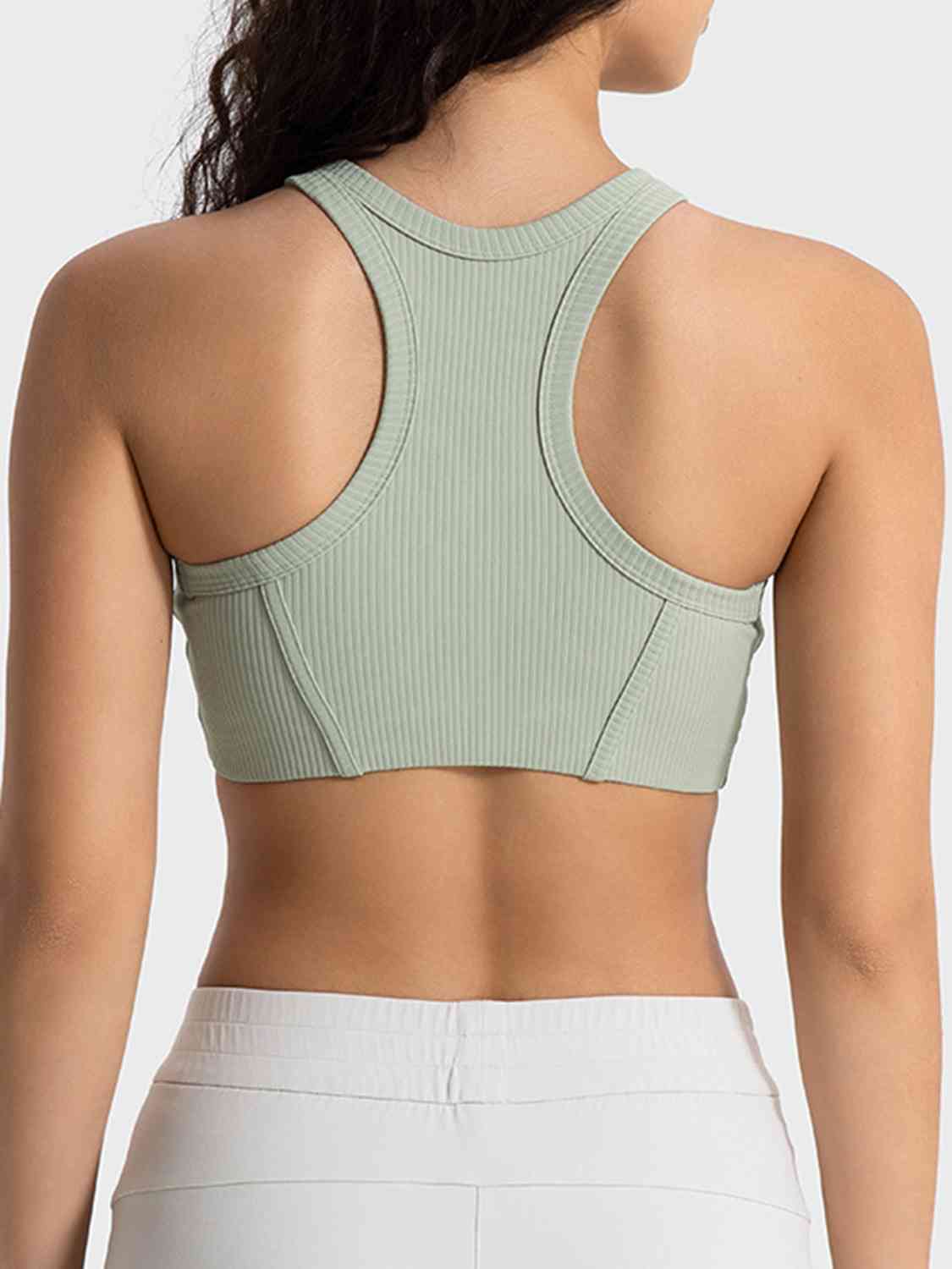 Millennia Wide Strap Cropped Sport Tank - FitFemme.Shop