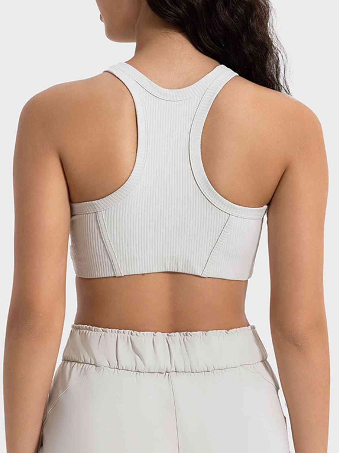 Millennia Wide Strap Cropped Sport Tank - FitFemme.Shop