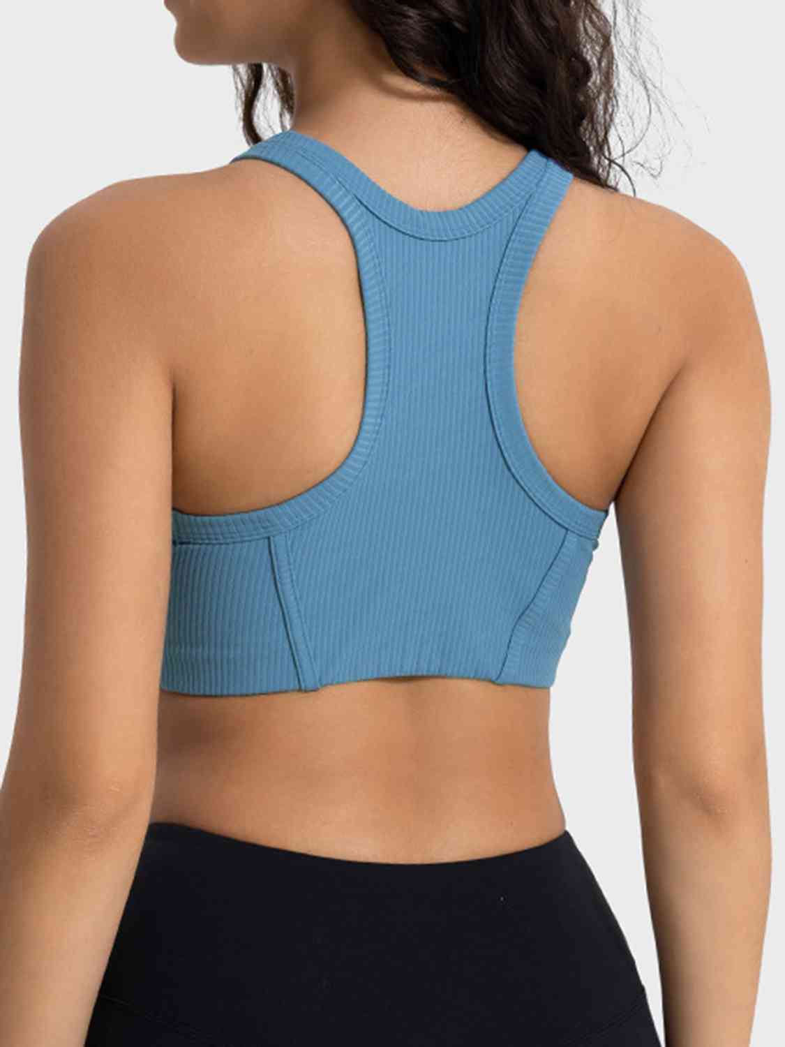 Millennia Wide Strap Cropped Sport Tank - FitFemme.Shop