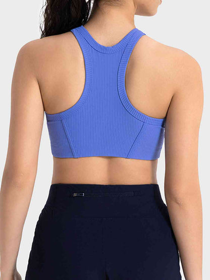 Millennia Wide Strap Cropped Sport Tank - FitFemme.Shop
