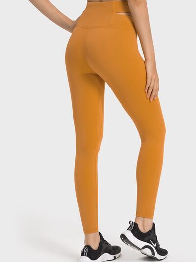 Millennia Crisscross Cutout Sports Leggings - FitFemme.Shop