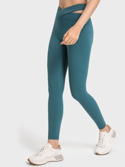 Millennia Crisscross Cutout Sports Leggings - FitFemme.Shop