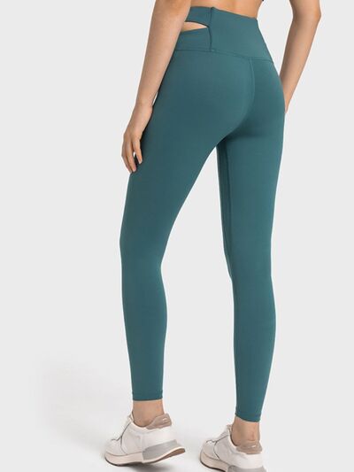 Millennia Crisscross Cutout Sports Leggings - FitFemme.Shop