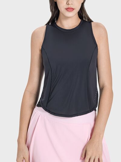 Millennia Round Neck Active Tank - FitFemme.Shop