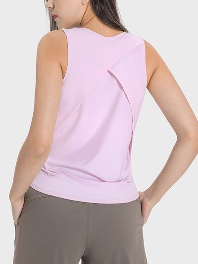 Millennia Round Neck Active Tank - FitFemme.Shop
