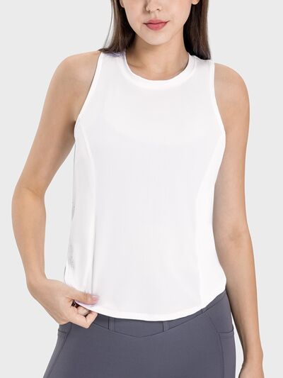 Millennia Round Neck Active Tank - FitFemme.Shop
