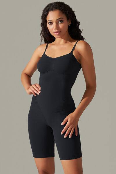Spaghetti Strap Active Romper - FitFemme.Shop