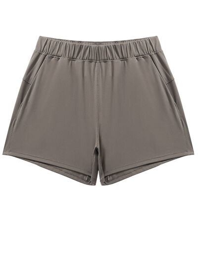 Millennia Elastic Waist Active Shorts - FitFemme.Shop
