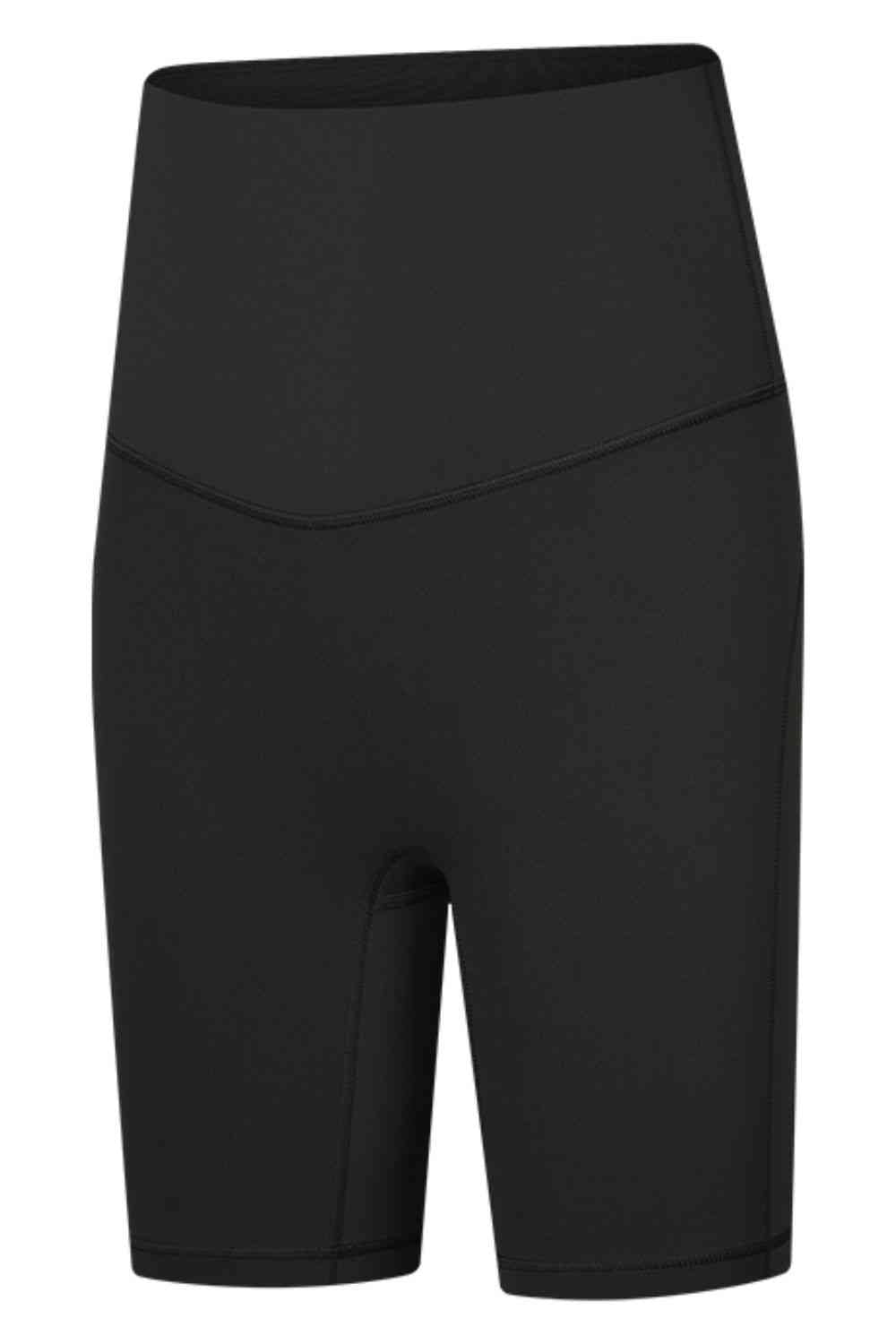 Millennia Seamless High-Rise Wide Waistband Biker Shorts - FitFemme.Shop