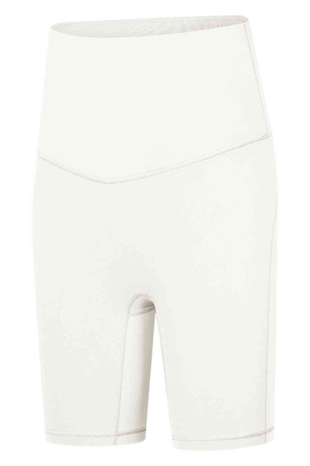 Millennia Seamless High-Rise Wide Waistband Biker Shorts - FitFemme.Shop