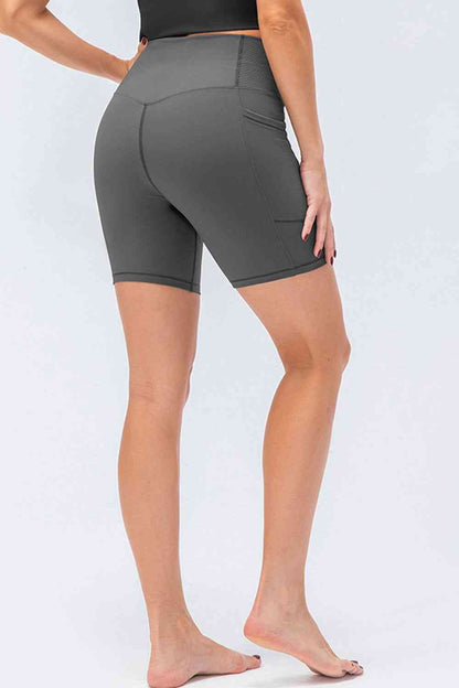 Slim Fit V-Waistband Sports Shorts - FitFemme.Shop