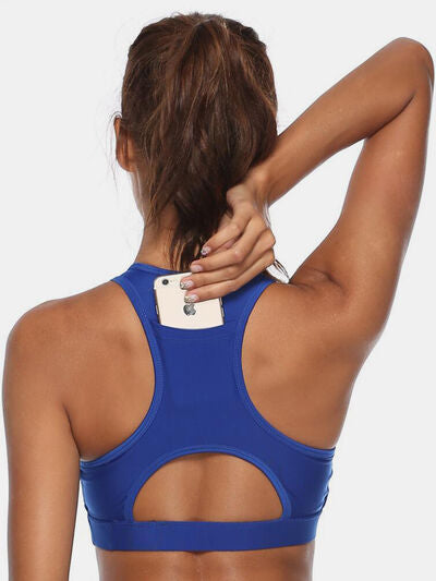 Cutout Scoop Neck Active Tank - FitFemme.Shop