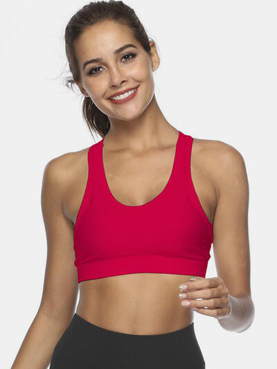 Cutout Scoop Neck Active Tank - FitFemme.Shop