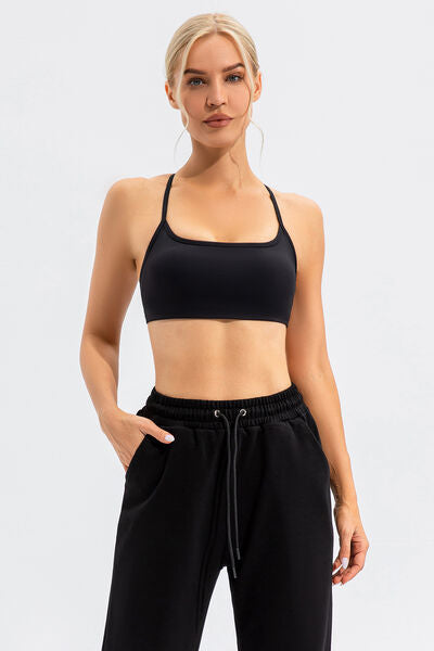 Crisscross Spaghetti Strap Active Cami - FitFemme.Shop