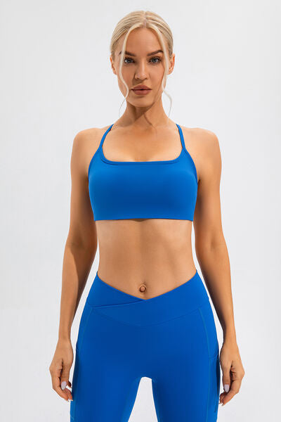 Crisscross Spaghetti Strap Active Cami - FitFemme.Shop