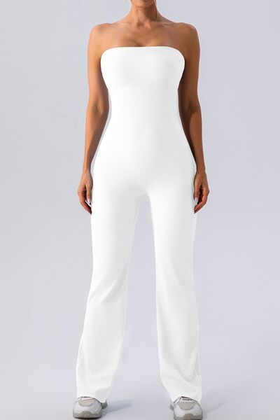 Sleeveless Straight Active Jumpsuit - FitFemme.Shop