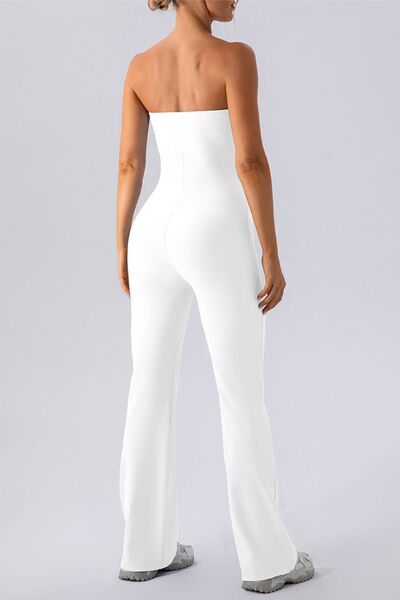 Sleeveless Straight Active Jumpsuit - FitFemme.Shop