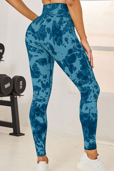 Tie-Dye High Waist Active Leggings - FitFemme.Shop